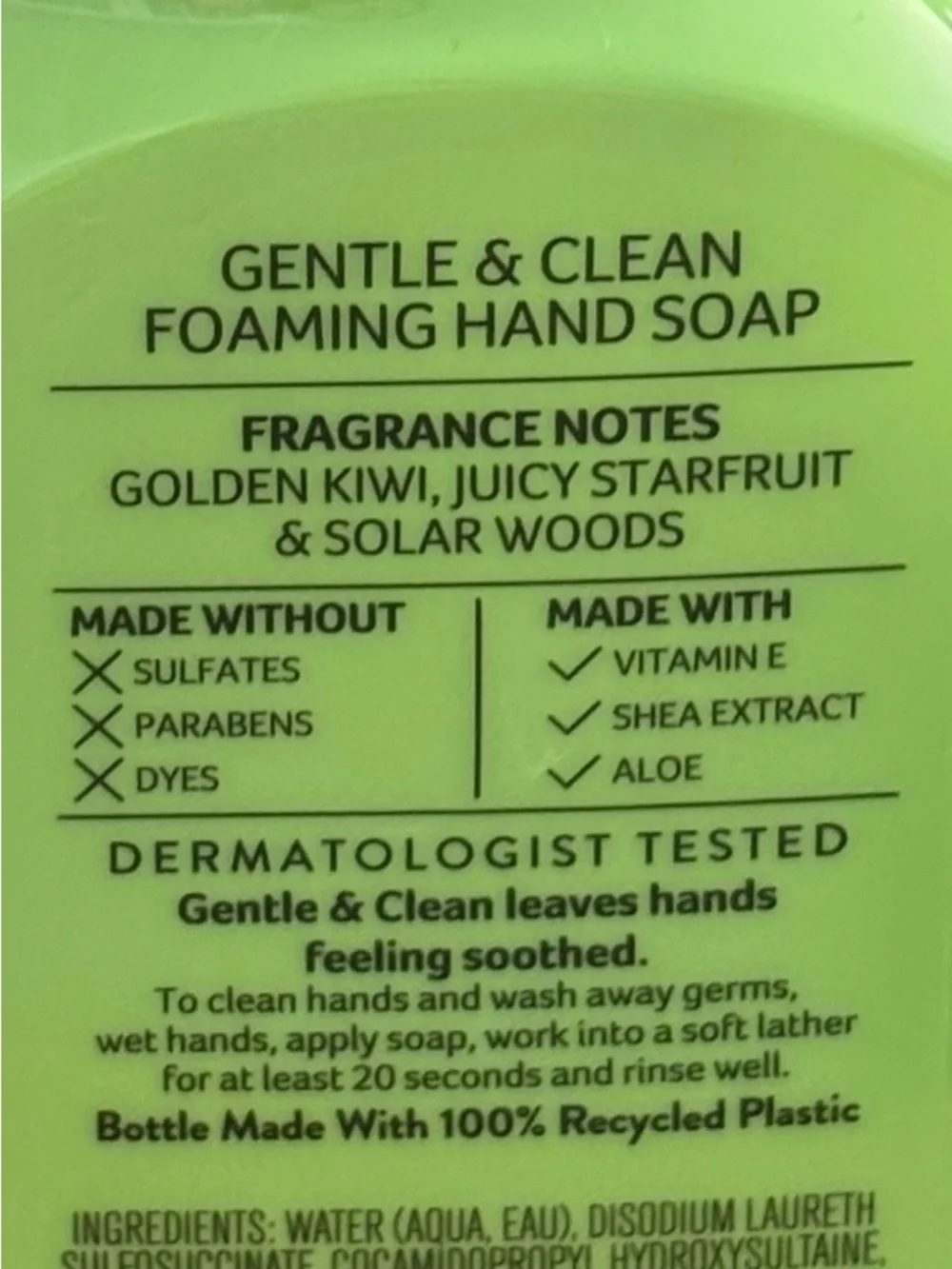 B&BW Sunset Citrus Margarita and Sweet Kiwi & Starfruit Foaming Hand Soaps - Picture 4 of 4